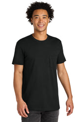 Next Level Apparel® Cotton Pocket Tee - Black - XS